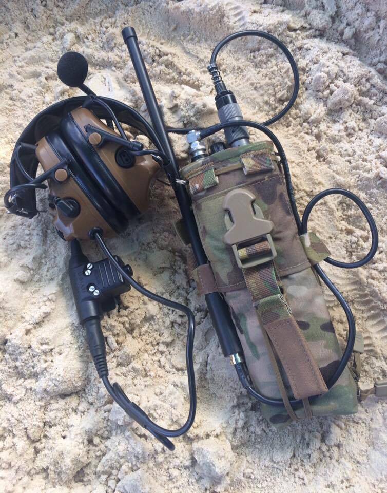 High Ground Gear Single-Hand Drop-Down MBITR/PRC-148/152 Pouch